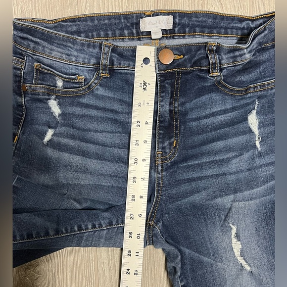 Alter’d State Distressed Jeggings Size 11 Style# S2564KEDS - Picture 6 of 11